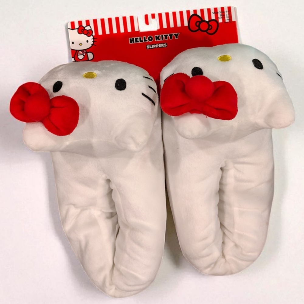 Sanrio Hello Kitty Slippers, new. Shoe size 9-10. Size L-XL